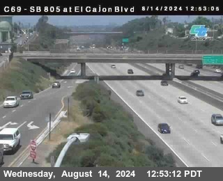 SB 805 at El Cajon Blvd (On Ramp)