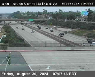 SB 805 at El Cajon Blvd (On Ramp)