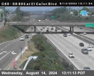 SB 805 at El Cajon Blvd (On Ramp)