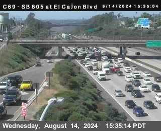 SB 805 at El Cajon Blvd (On Ramp)