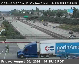 SB 805 at El Cajon Blvd (On Ramp)