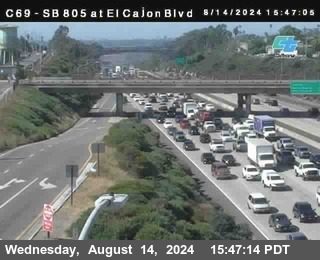 SB 805 at El Cajon Blvd (On Ramp)