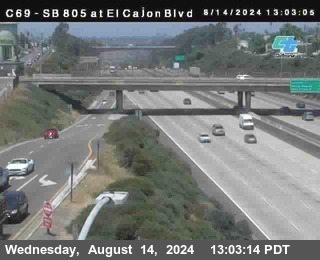 SB 805 at El Cajon Blvd (On Ramp)