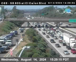 SB 805 at El Cajon Blvd (On Ramp)