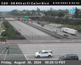 SB 805 at El Cajon Blvd (On Ramp)