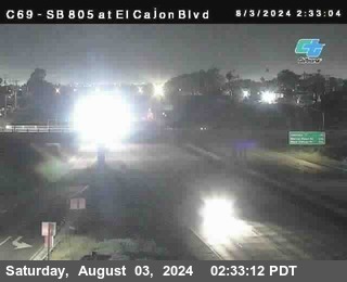 SB 805 at El Cajon Blvd (On Ramp)