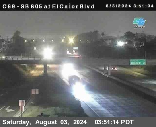 SB 805 at El Cajon Blvd (On Ramp)