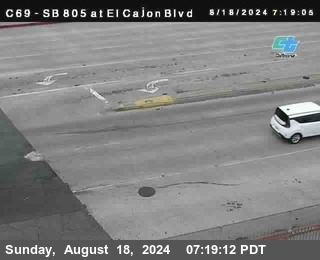 SB 805 at El Cajon Blvd (On Ramp)