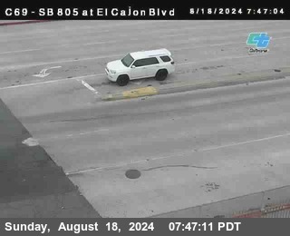 SB 805 at El Cajon Blvd (On Ramp)