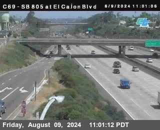 SB 805 at El Cajon Blvd (On Ramp)