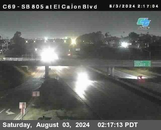 SB 805 at El Cajon Blvd (On Ramp)