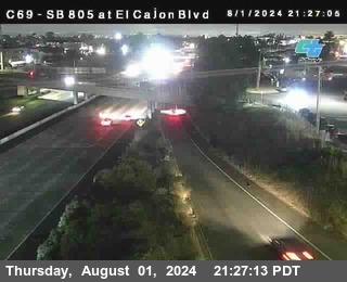 SB 805 at El Cajon Blvd (On Ramp)