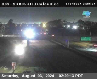 SB 805 at El Cajon Blvd (On Ramp)