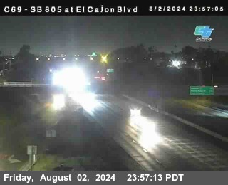 SB 805 at El Cajon Blvd (On Ramp)