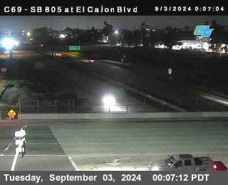 SB 805 at El Cajon Blvd (On Ramp)