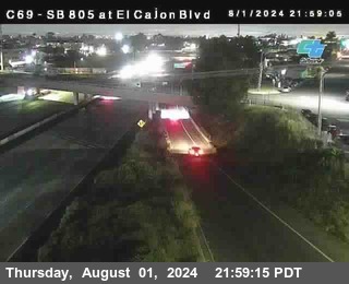 SB 805 at El Cajon Blvd (On Ramp)