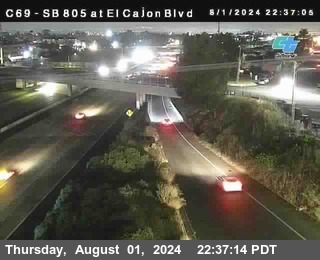 SB 805 at El Cajon Blvd (On Ramp)