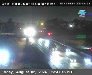 SB 805 at El Cajon Blvd (On Ramp)