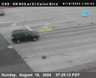 SB 805 at El Cajon Blvd (On Ramp)