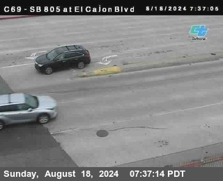 SB 805 at El Cajon Blvd (On Ramp)