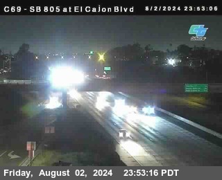 SB 805 at El Cajon Blvd (On Ramp)