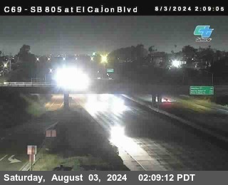 SB 805 at El Cajon Blvd (On Ramp)