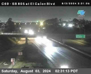 SB 805 at El Cajon Blvd (On Ramp)