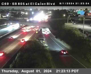 SB 805 at El Cajon Blvd (On Ramp)