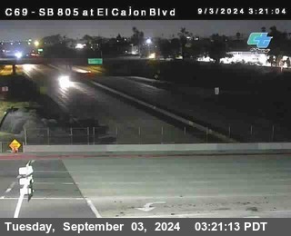 SB 805 at El Cajon Blvd (On Ramp)