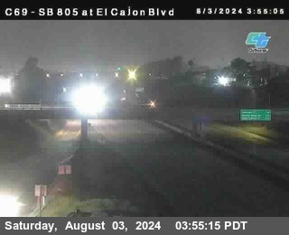 SB 805 at El Cajon Blvd (On Ramp)