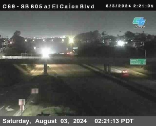 SB 805 at El Cajon Blvd (On Ramp)