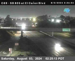 SB 805 at El Cajon Blvd (On Ramp)