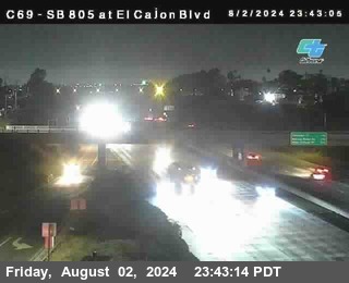 SB 805 at El Cajon Blvd (On Ramp)