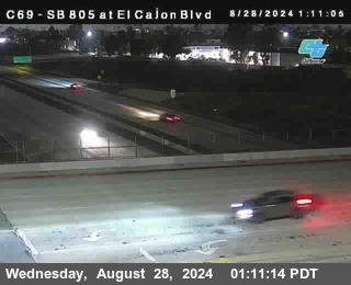 SB 805 at El Cajon Blvd (On Ramp)