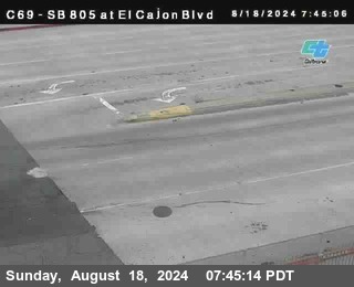 SB 805 at El Cajon Blvd (On Ramp)