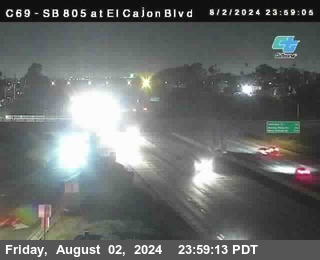 SB 805 at El Cajon Blvd (On Ramp)