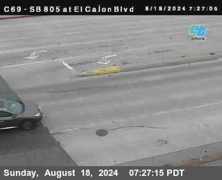 SB 805 at El Cajon Blvd (On Ramp)