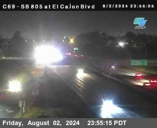 SB 805 at El Cajon Blvd (On Ramp)