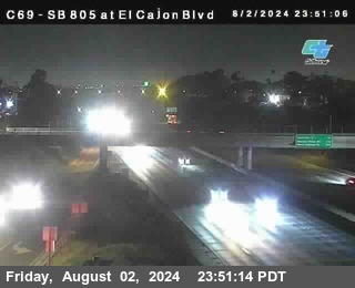 SB 805 at El Cajon Blvd (On Ramp)