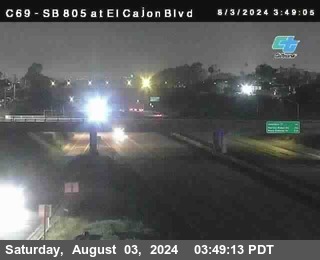 SB 805 at El Cajon Blvd (On Ramp)