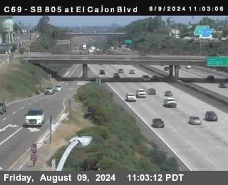 SB 805 at El Cajon Blvd (On Ramp)