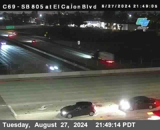 SB 805 at El Cajon Blvd (On Ramp)