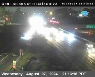 SB 805 at El Cajon Blvd (On Ramp)