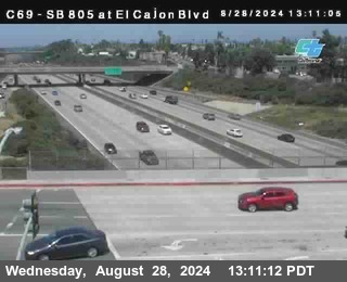 SB 805 at El Cajon Blvd (On Ramp)