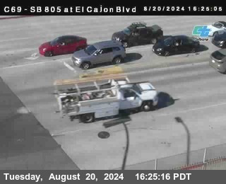 SB 805 at El Cajon Blvd (On Ramp)