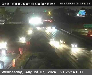 SB 805 at El Cajon Blvd (On Ramp)