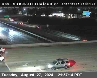 SB 805 at El Cajon Blvd (On Ramp)