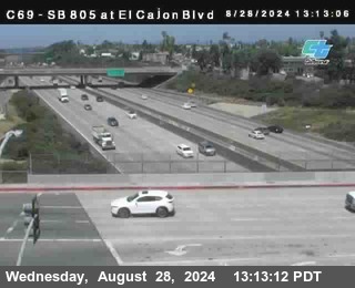 SB 805 at El Cajon Blvd (On Ramp)