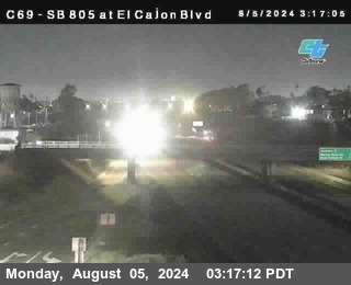 SB 805 at El Cajon Blvd (On Ramp)