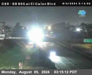 SB 805 at El Cajon Blvd (On Ramp)